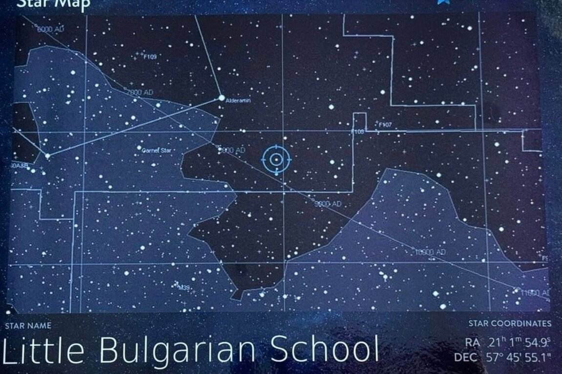 A star has been named after Little Bulgarian School in Chicago