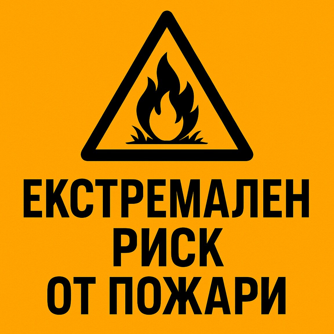 В Хасково обявиха екстремален риск от пожари