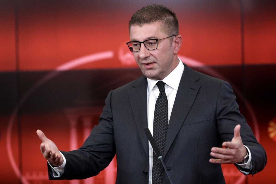 Министър-председателят на Северна Македония Християн Мицкоски