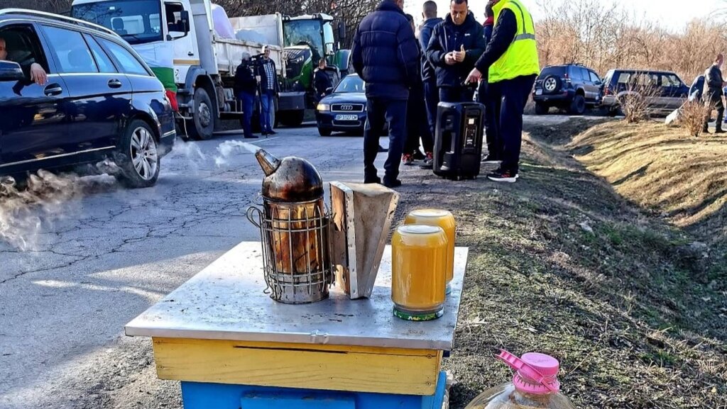 Земеделски протести в България в снимки
