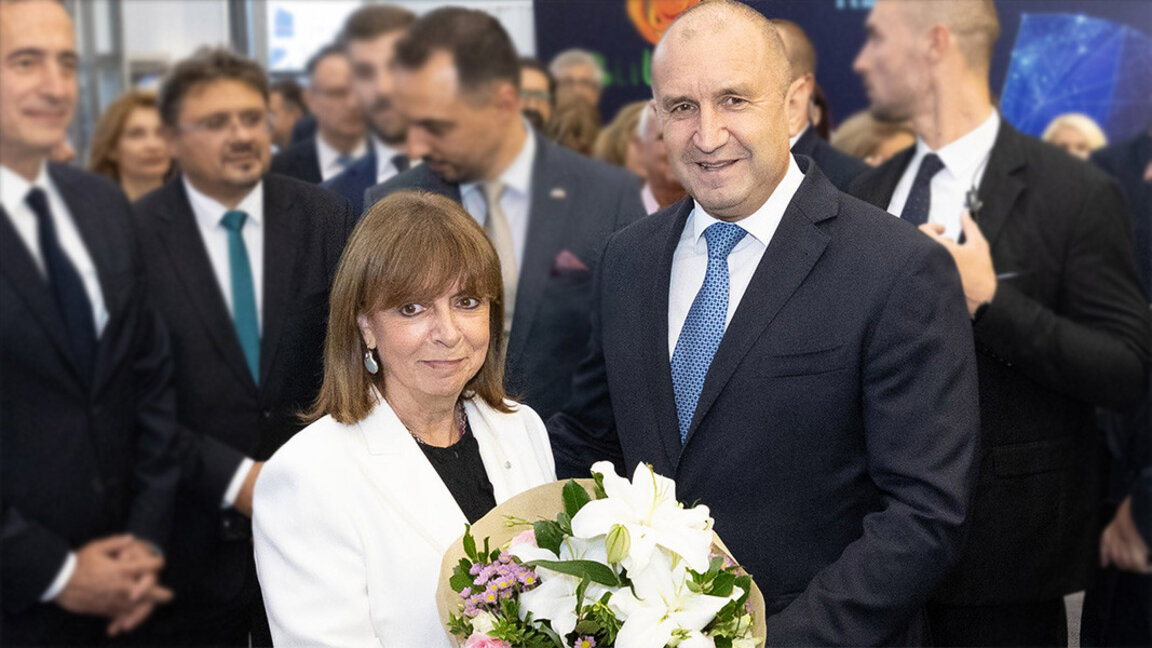 Katerina Sakellaropoulou und Rumen Radew