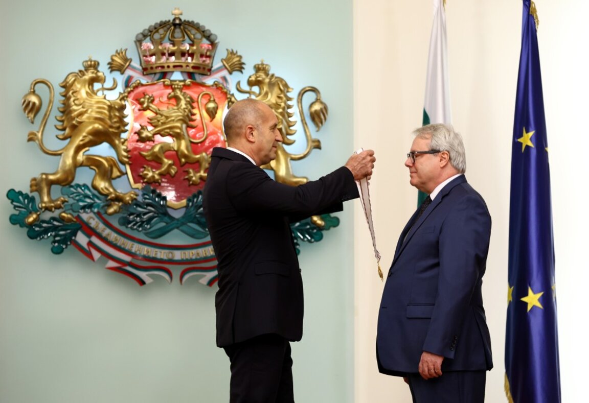 Румен Радев и Жоел Мейер