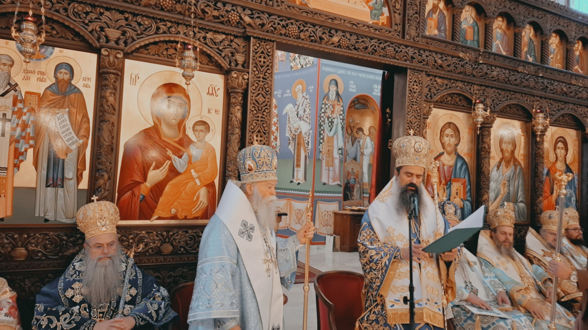 Патриархът изтъкна приноса на митрополит Гавриил за възраждането на епархията му