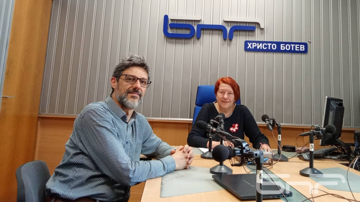 Доц. Йордан Ефтимов и Венета Гаврилова