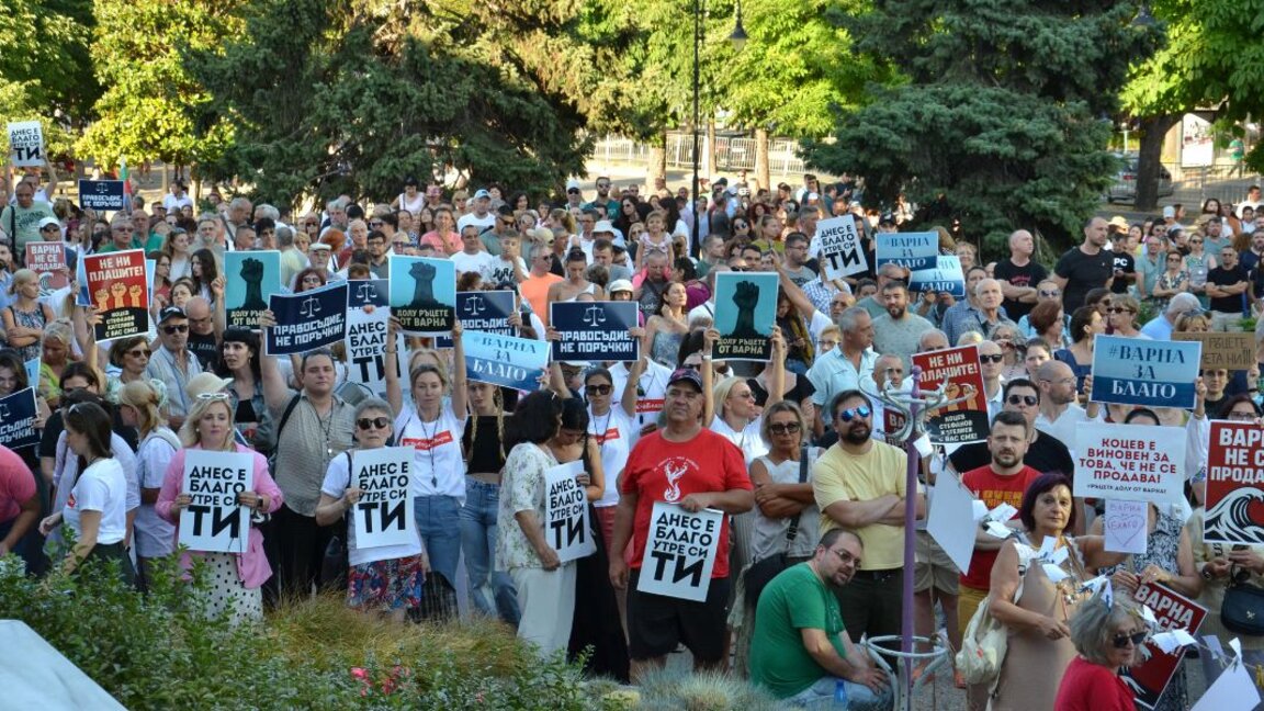 Protestas en Bulgaria y en Europa en apoyo del alcalde de Varna