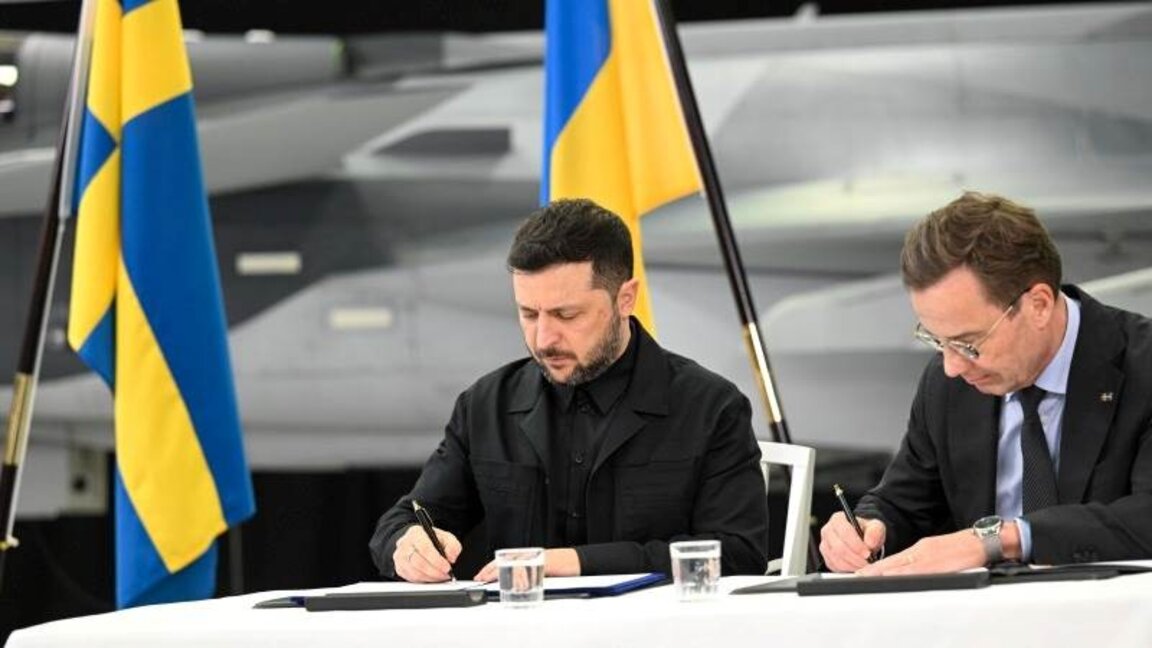 Володимир Зеленски и Улф Кристершон