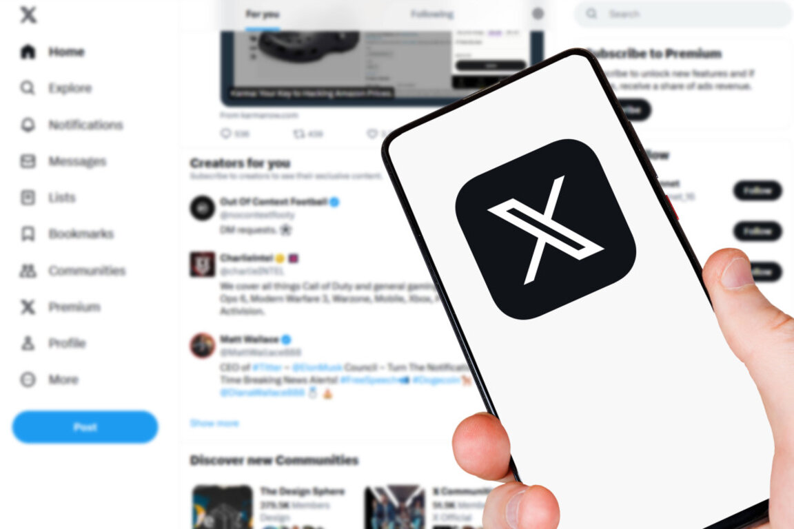 EK не определи платформата за социални медии "Х" като "технологичен пазач"