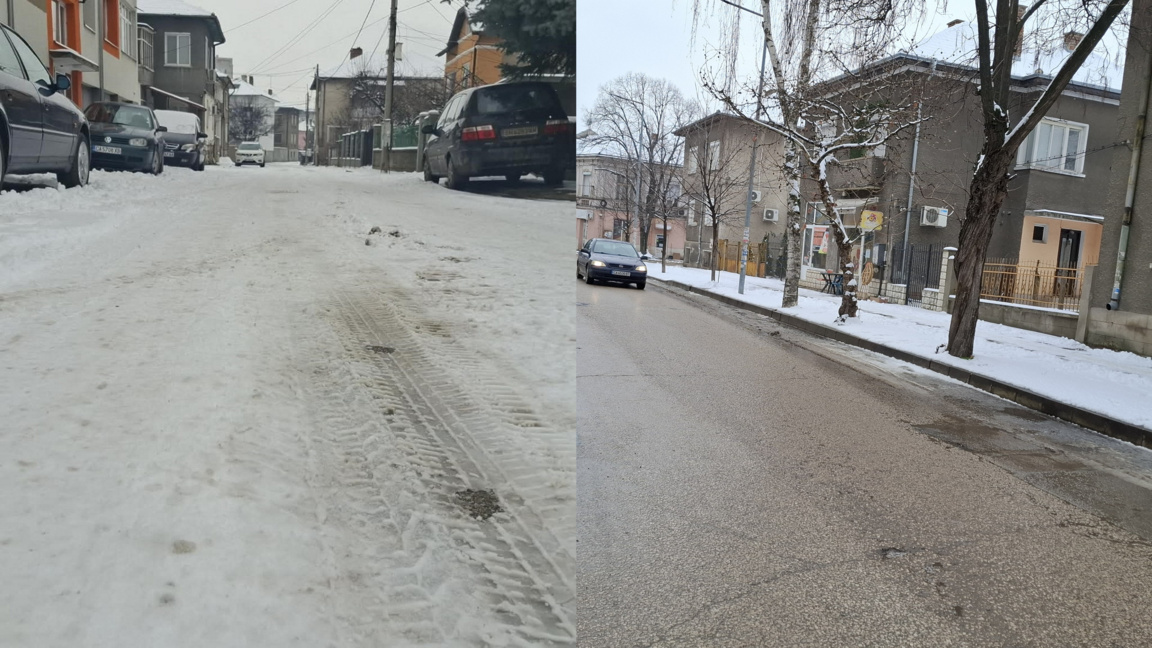 Снегопочистване във Видин