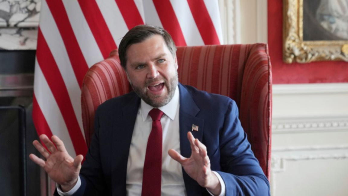 Вицепрезидентът на САЩ Джей Ди Ванс.