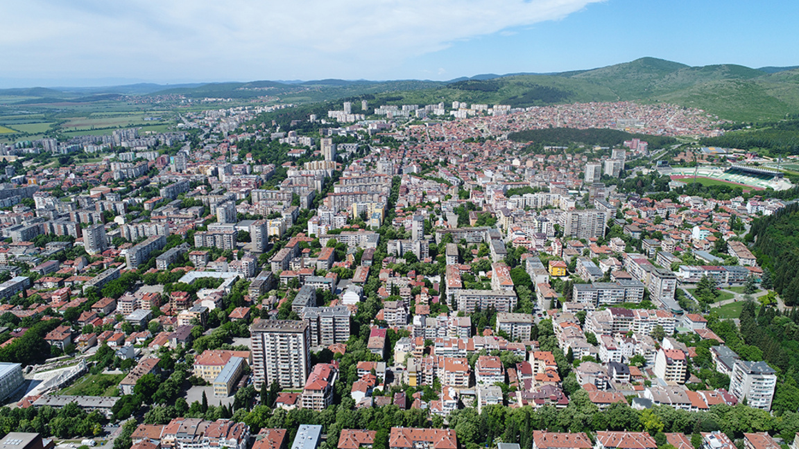 Стара Загора отвисоко