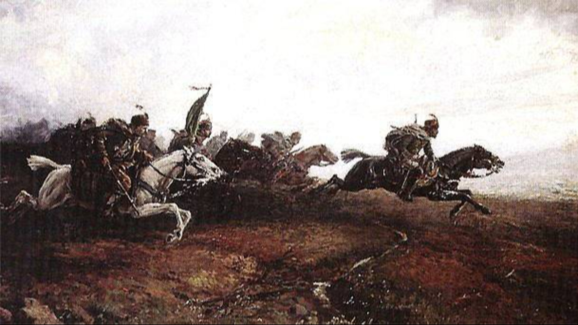 "Хвърковатата чета", худ. Димитър Гюдженов