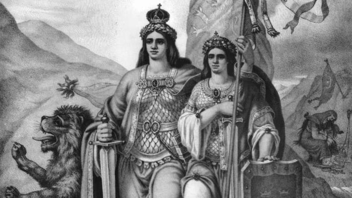 Литографията "Съединена България" от Николай Павлович