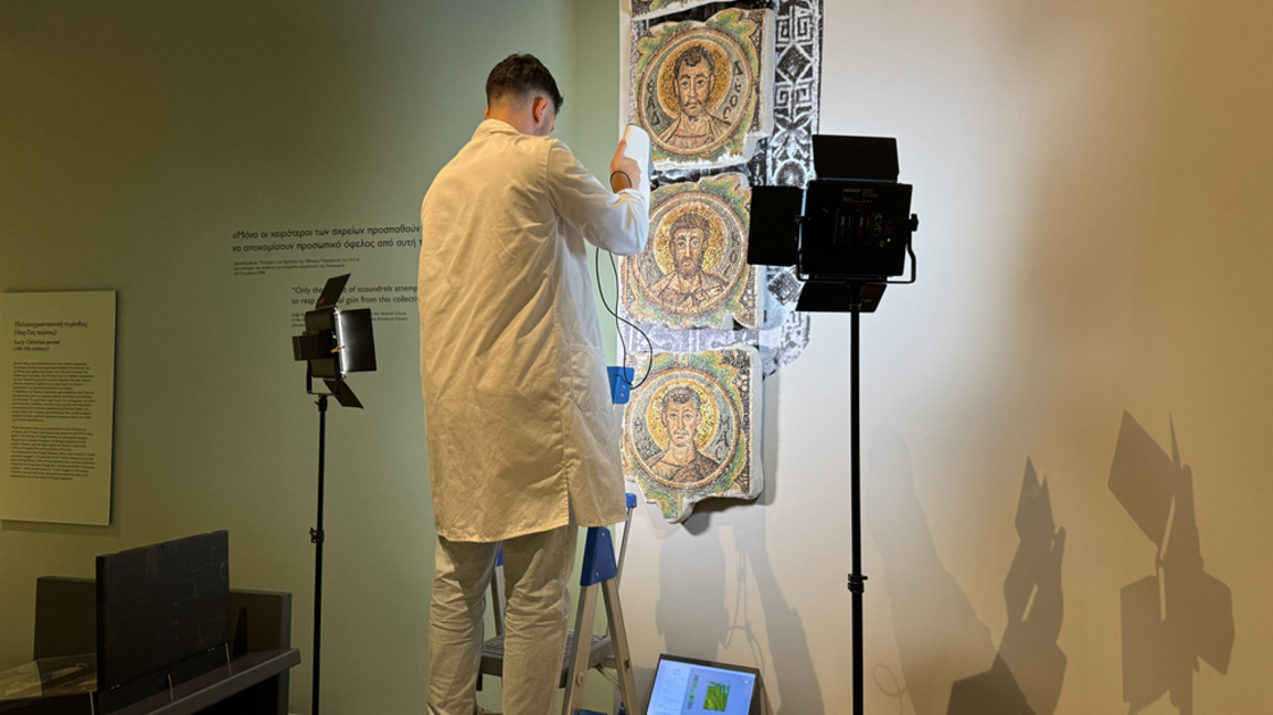 Кипър ще опазва византийски мозайки с изкуствен интелект 