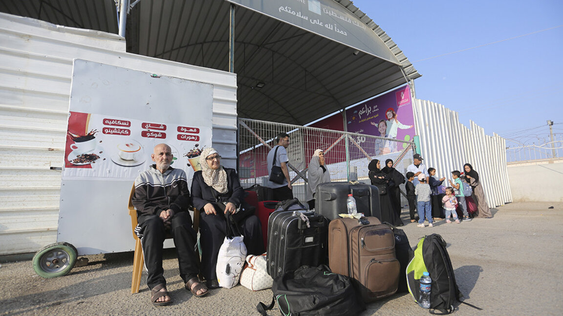 Poste-frontière de Rafah, le 1er novembre 2023
