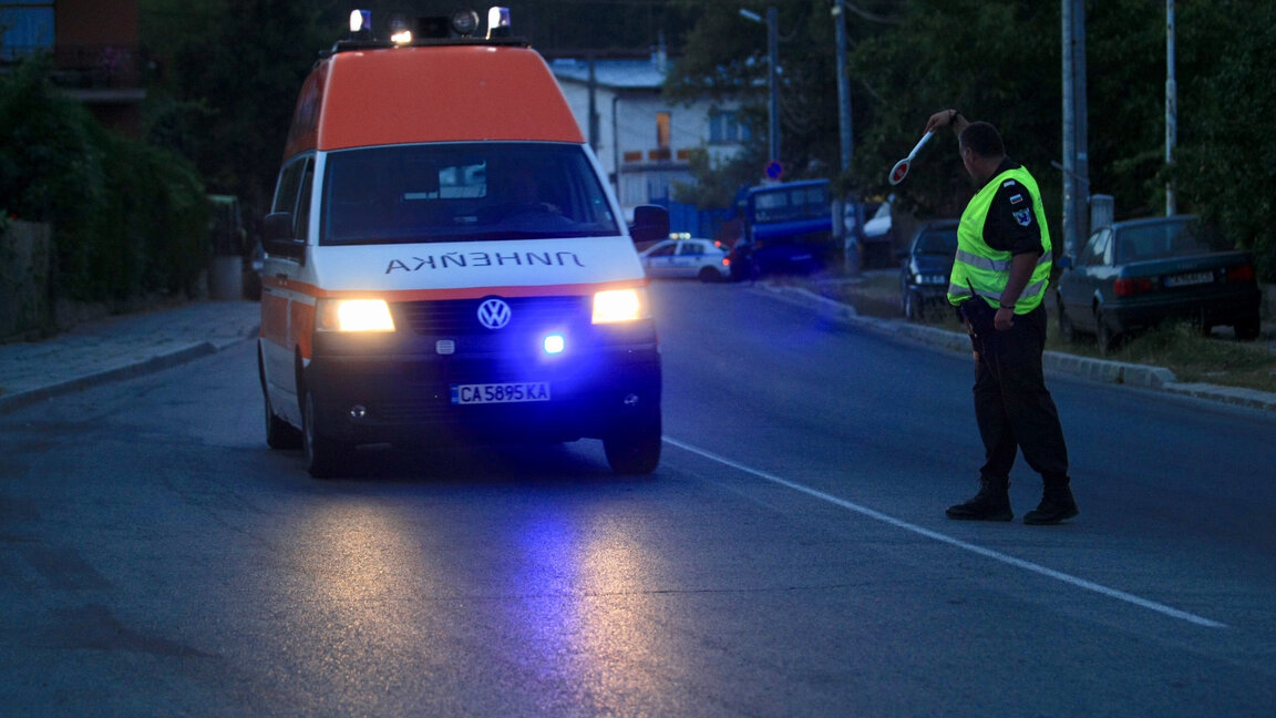 Seven people in serious condition after collision between car and van
