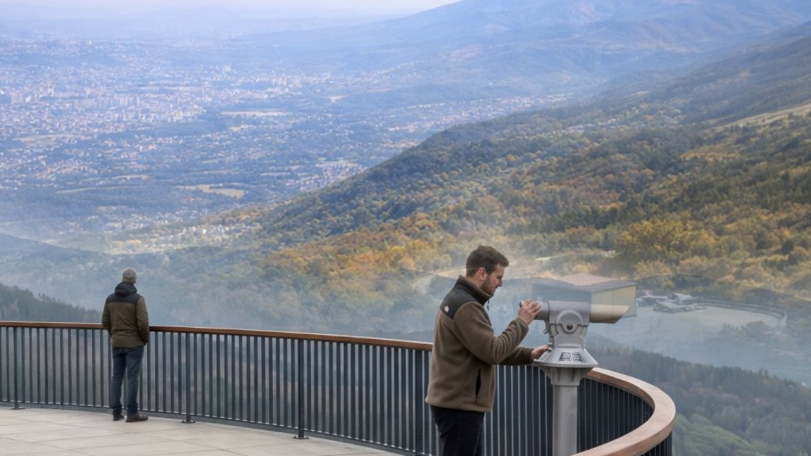 Panoramic viewing platform at Vitosha Mountain will reveal a view of Sofia