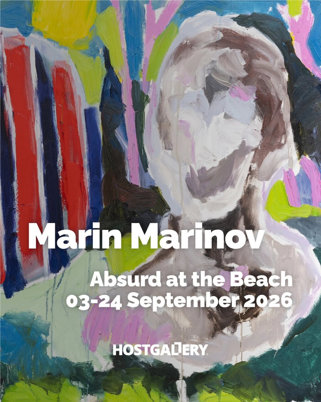Марин Маринов представя изложбата "Абсурд на плажа" в столична галерия