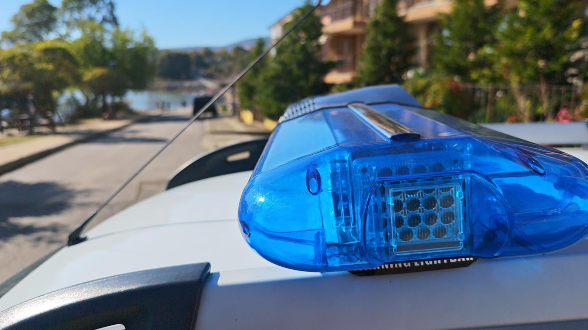 Полиция полицейска лампа