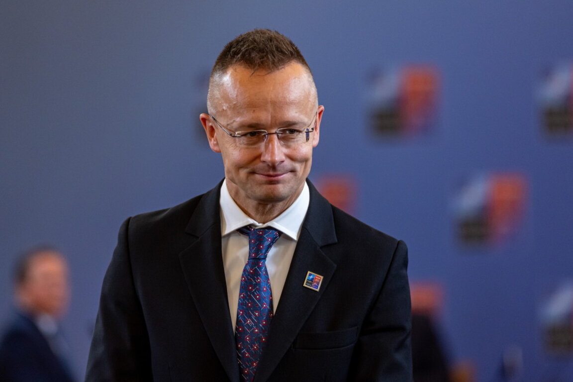Външният министър на Унгария Петер Сиярто.
