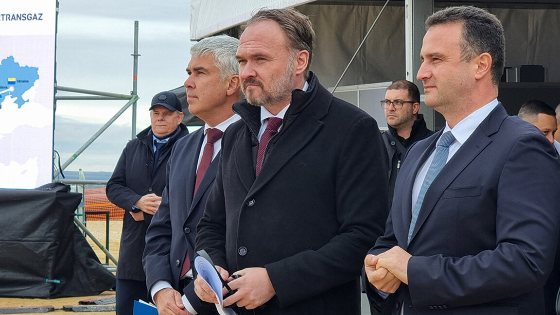 Auf dem Foto (von links nach rechts): Wladimir Malinow, Dan Jørgensen und Schetscho Stankow