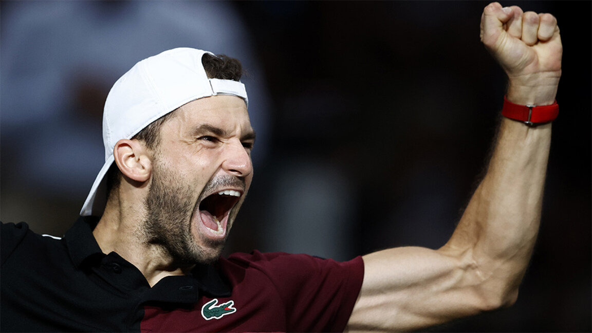 Grigor Dimitrov beendet 2023 mit Erfolg