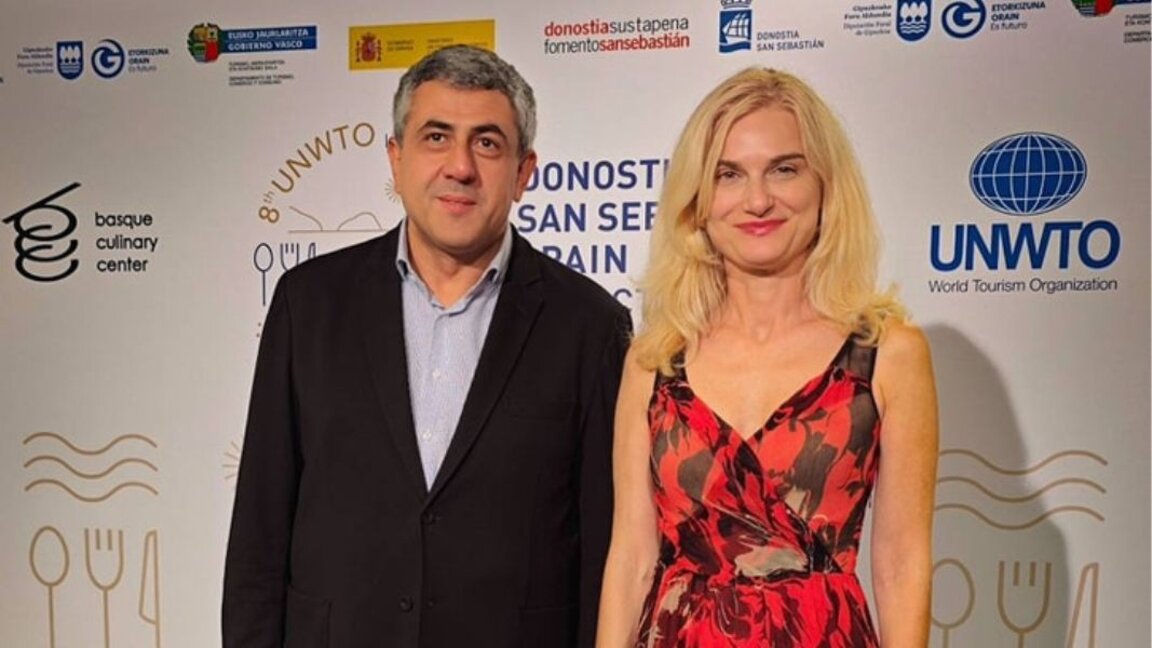 Zurab Pololikashvili und Sariza Dinkowa
