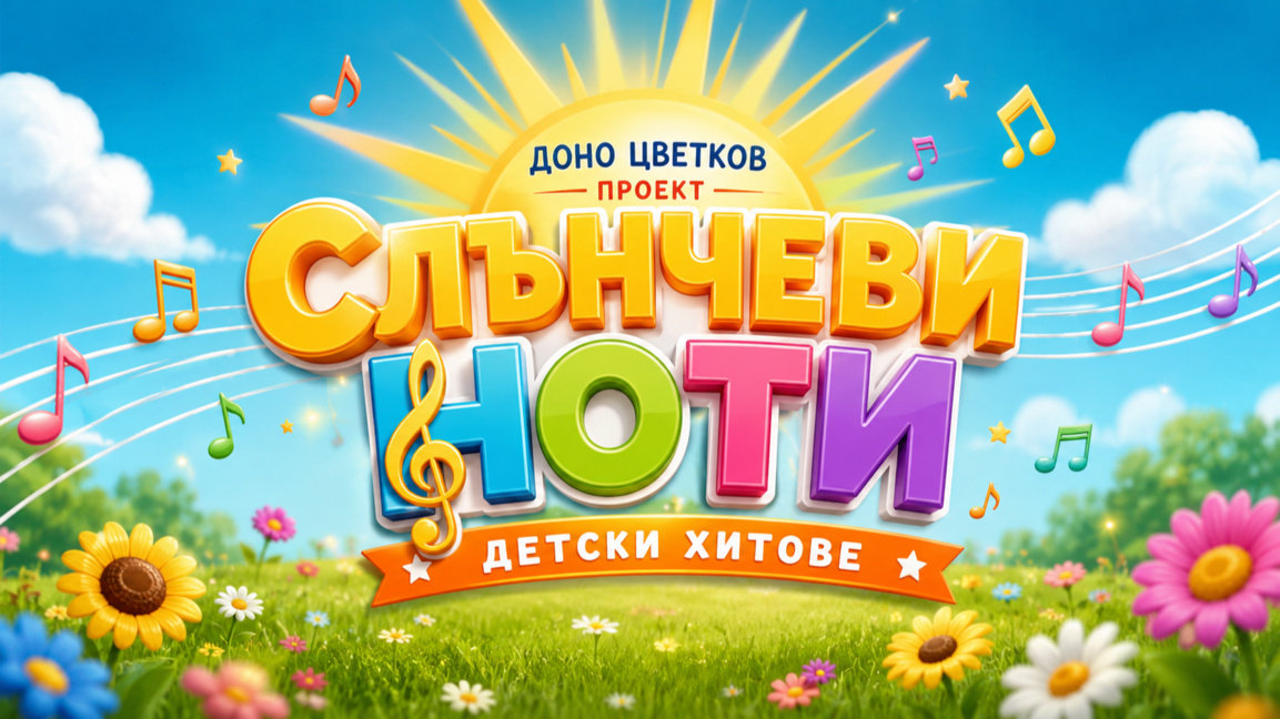 "Слънчеви ноти" - детските хитове на Доно Цветков в дигитален формат