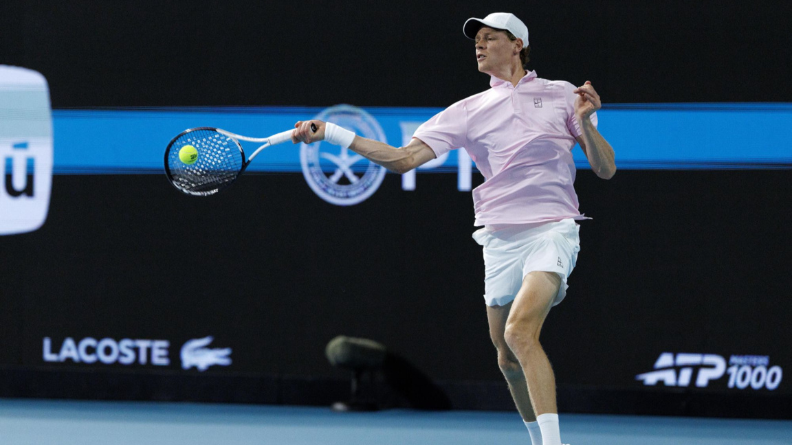 Яник Синер е спечелил последните си 26 сета в сериите Мастърс 1000