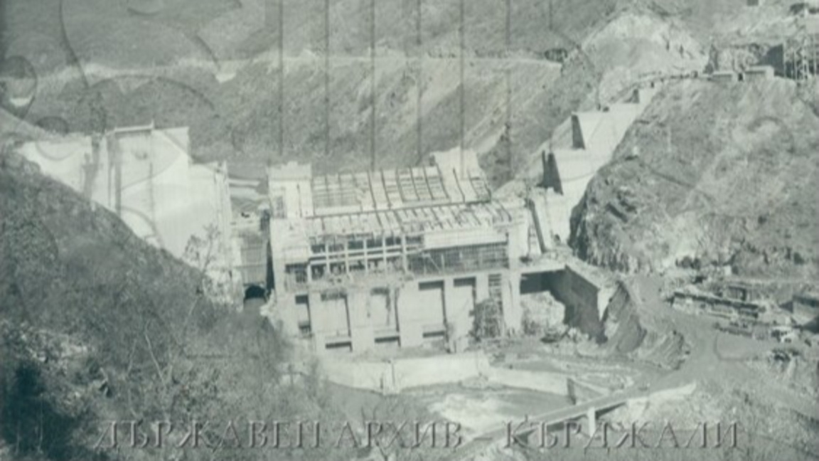 Строеж на язовир "Ивайловград"