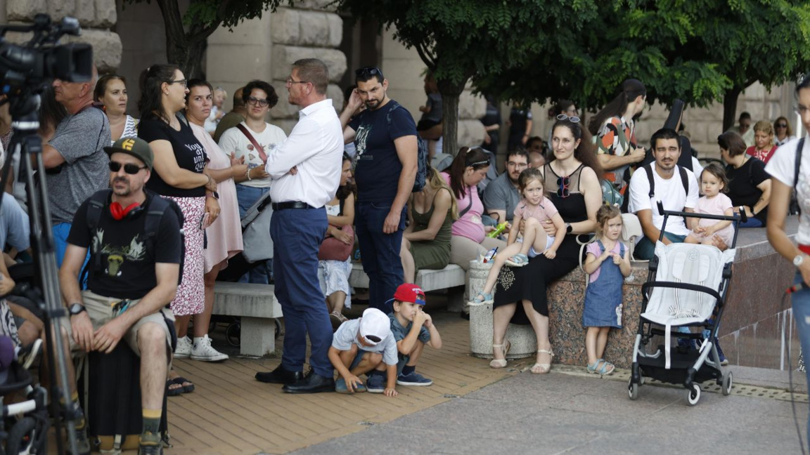 Părinții au protestat pentru majorarea indemnizației de maternitate