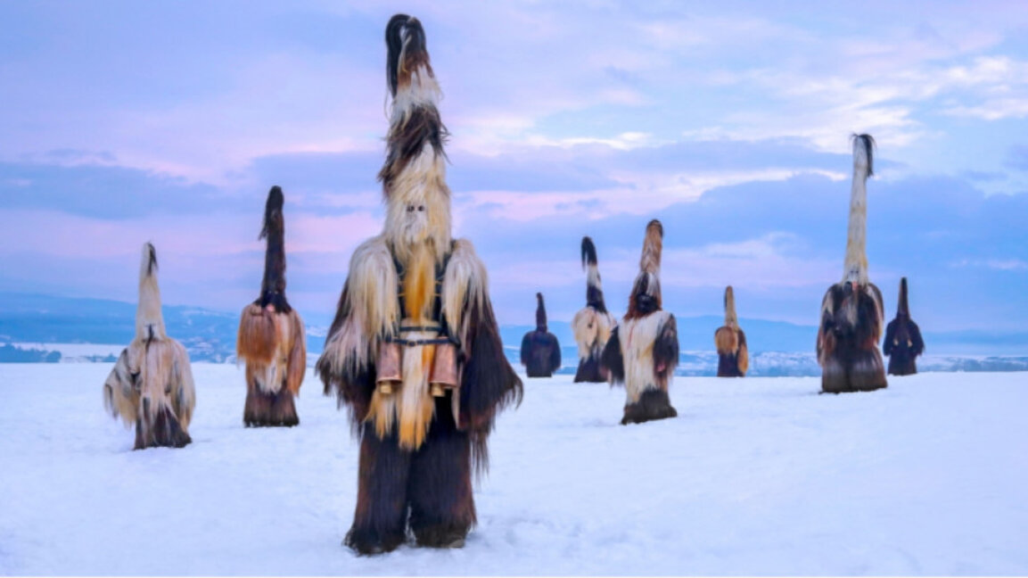 Kukeri (kuci)‌ din Bansko