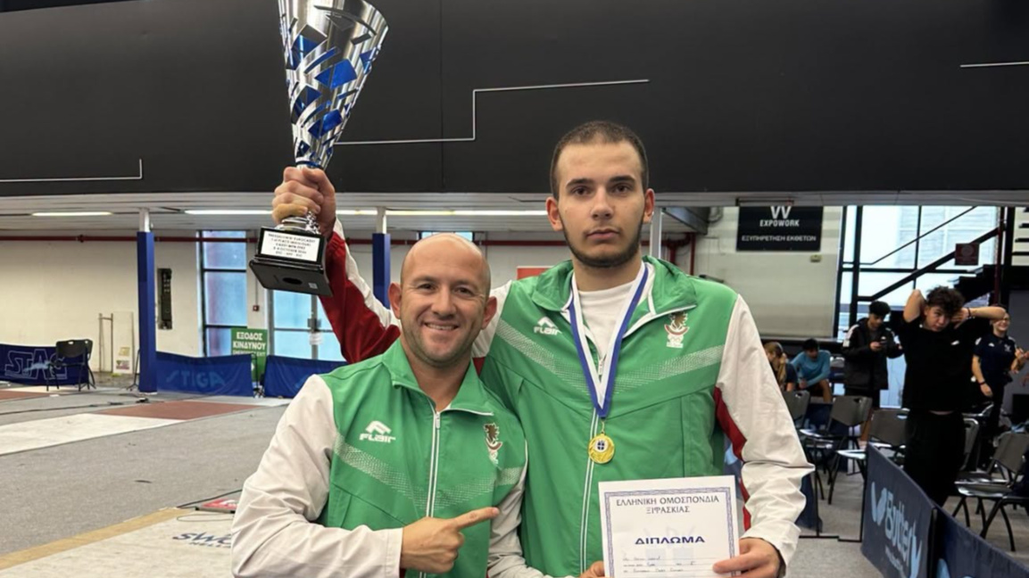 Габриел Петров е шампион на Европейската купа на шпага в Солун