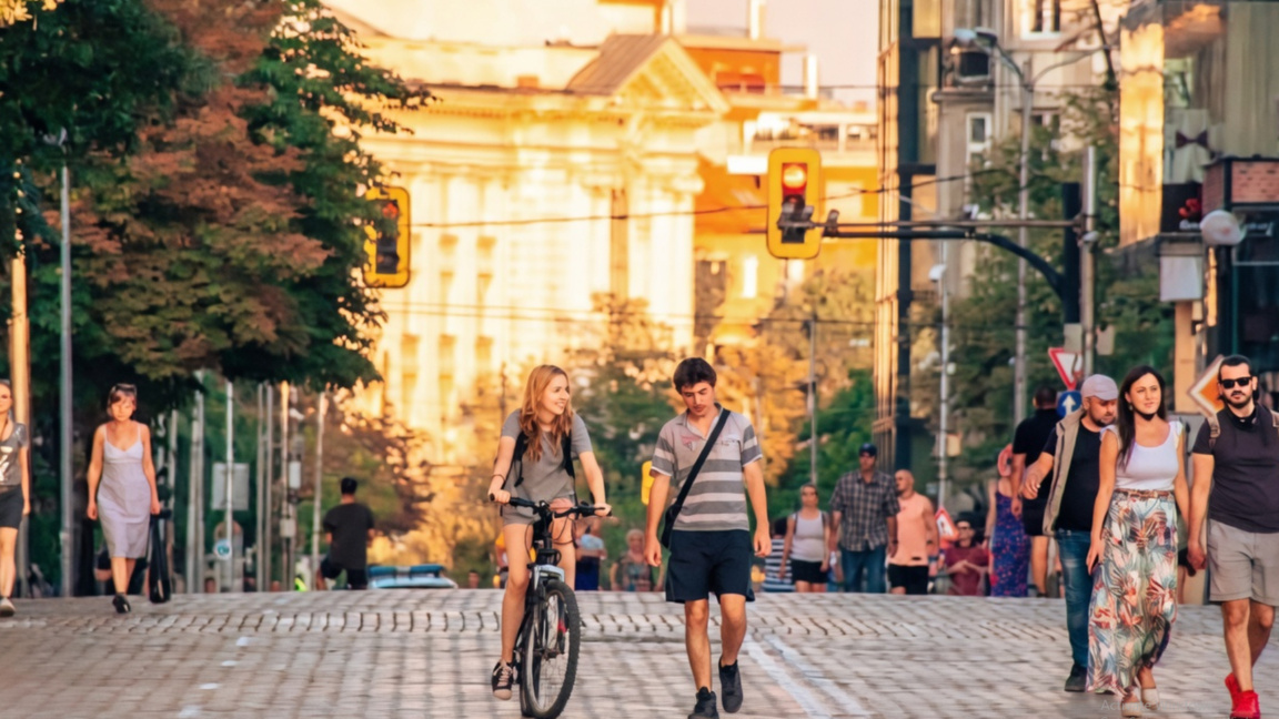 One of the emblematic areas of Sofia becomes pedestrian zone in August