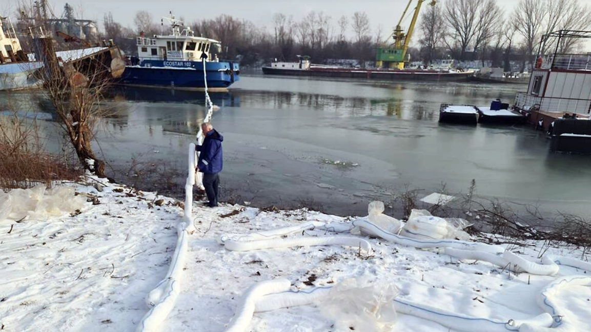 There is no risk of Danube pollution after incident near Giurgiu