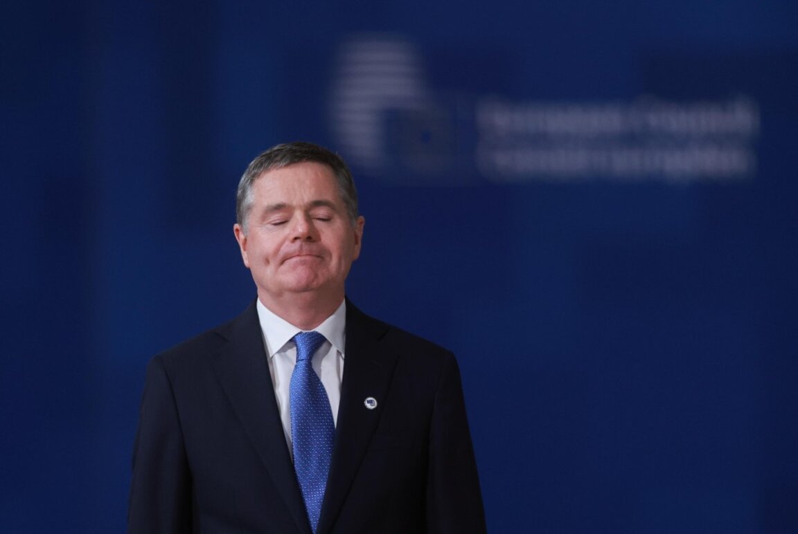 Пасхал Донахю по време на срещата на върха на еврозоната в Брюксел, Белгия, 23 октомври 2025 г.