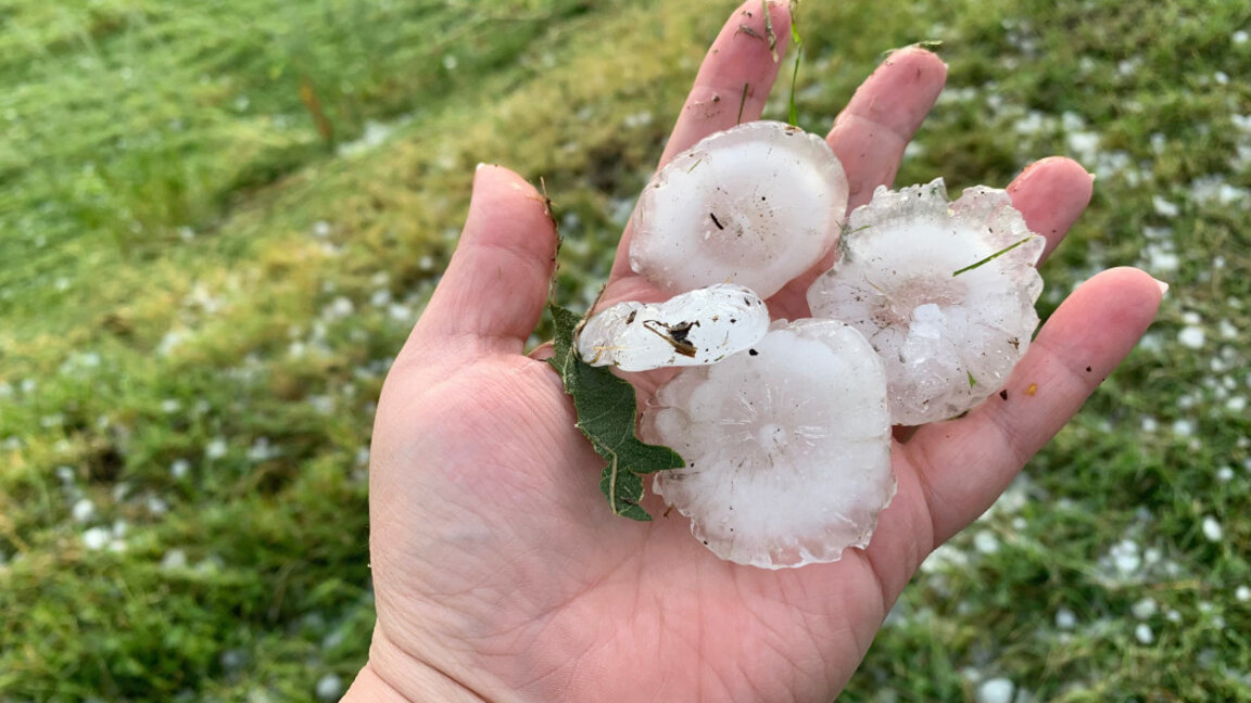 L'alerte aux orages de grêle est maintenue...