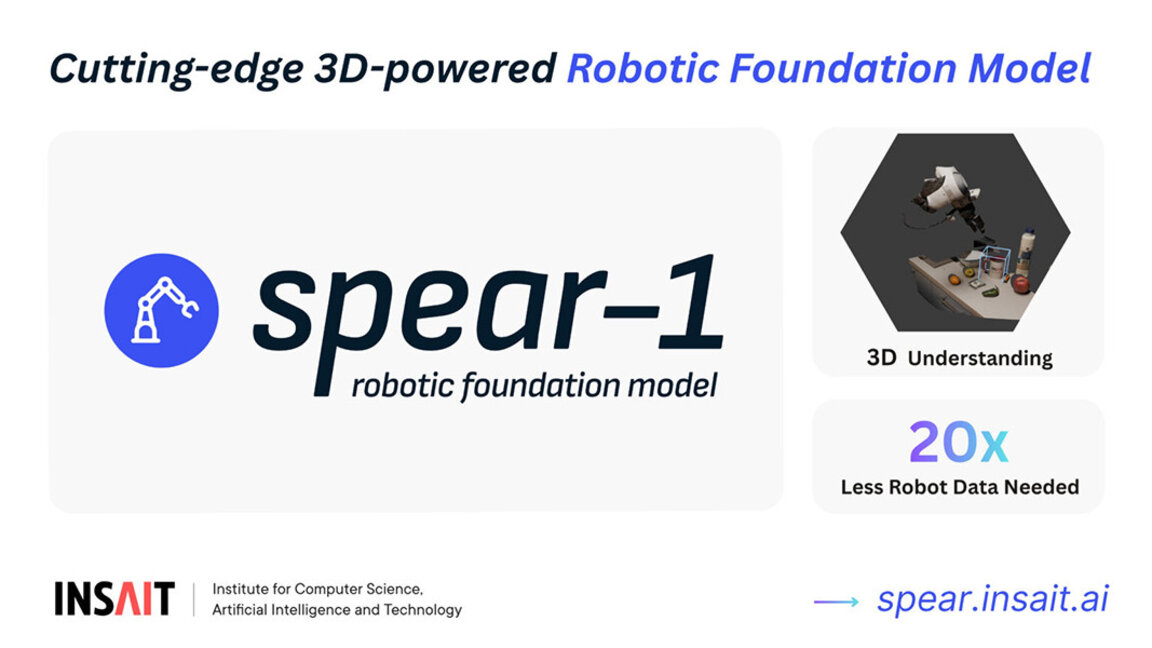 SPEAR-1 offre aux robots un raisonnement spatial 3D sans précédent