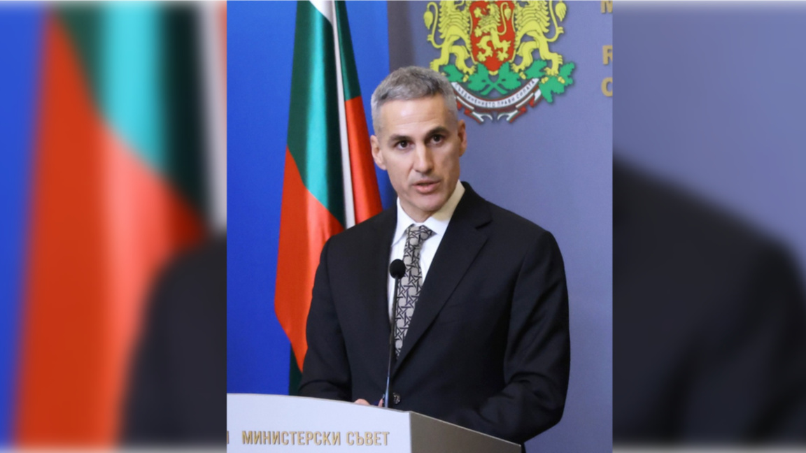 Geschäftsführender Premierminister Andrej Gjurow