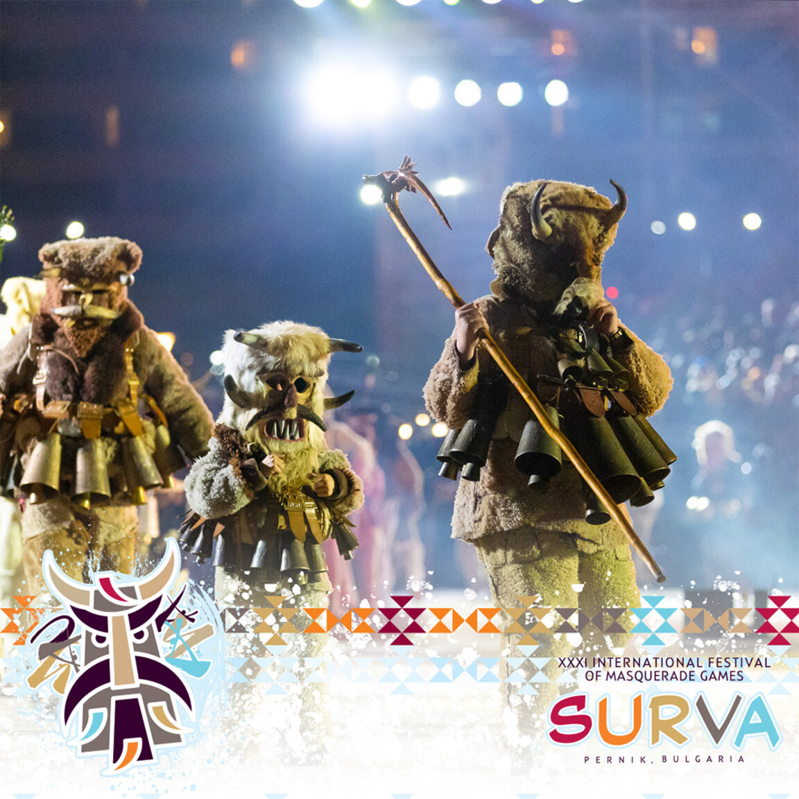 “Surva” Maskeli Oyunlar Şenliği Avrupa’nın en renkli ve görkemli kış festivali