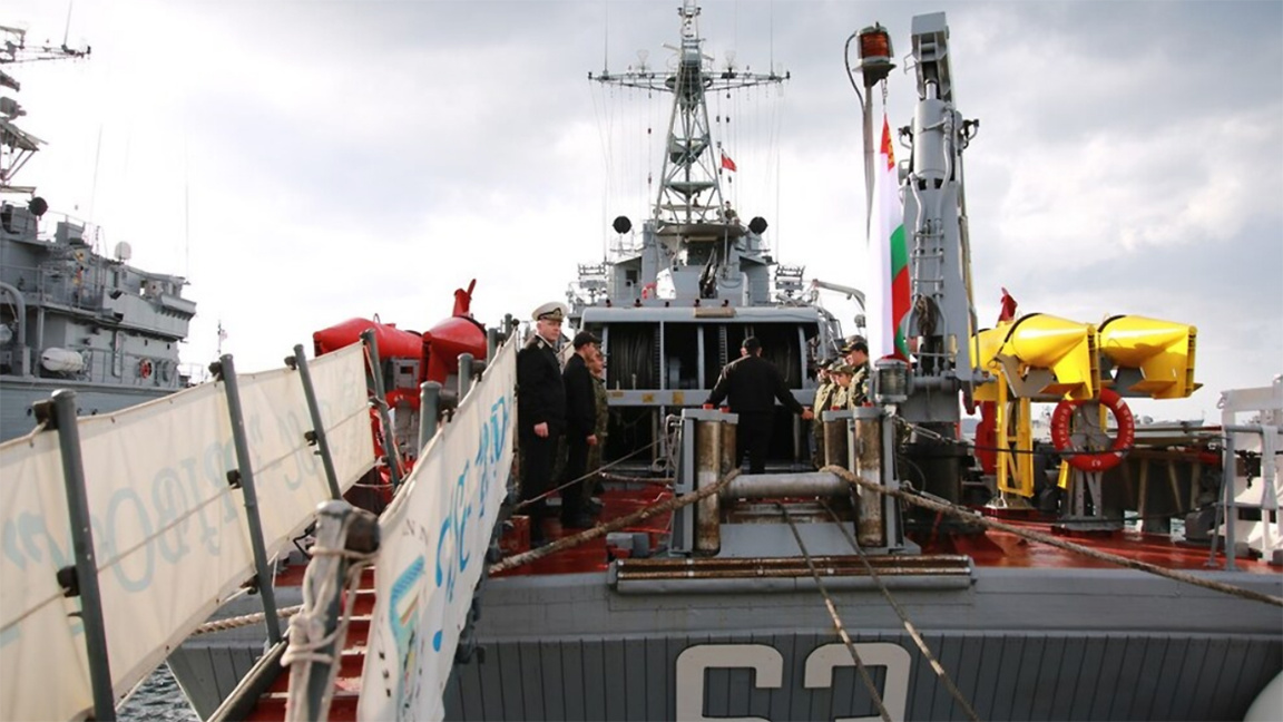 Déploiement du Groupe anti-mines en mer Noire