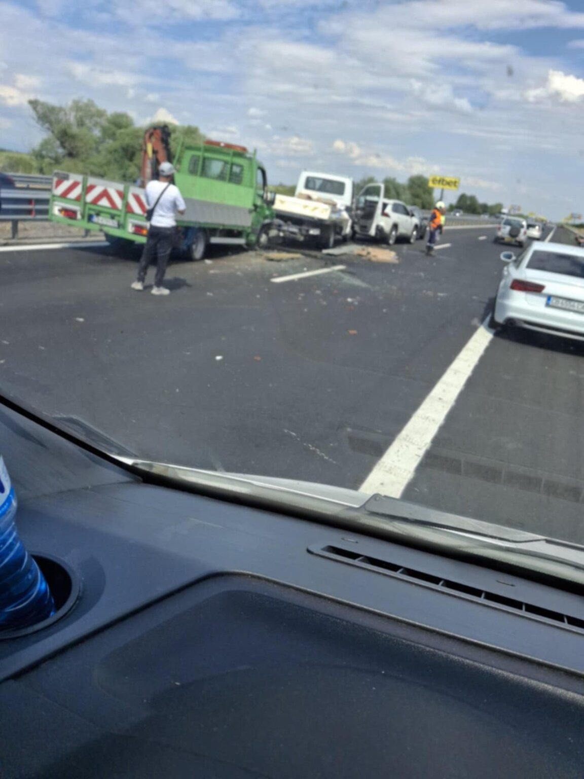 Катастрофи задръстиха АМ "Тракия" край Пловдив за Бургас