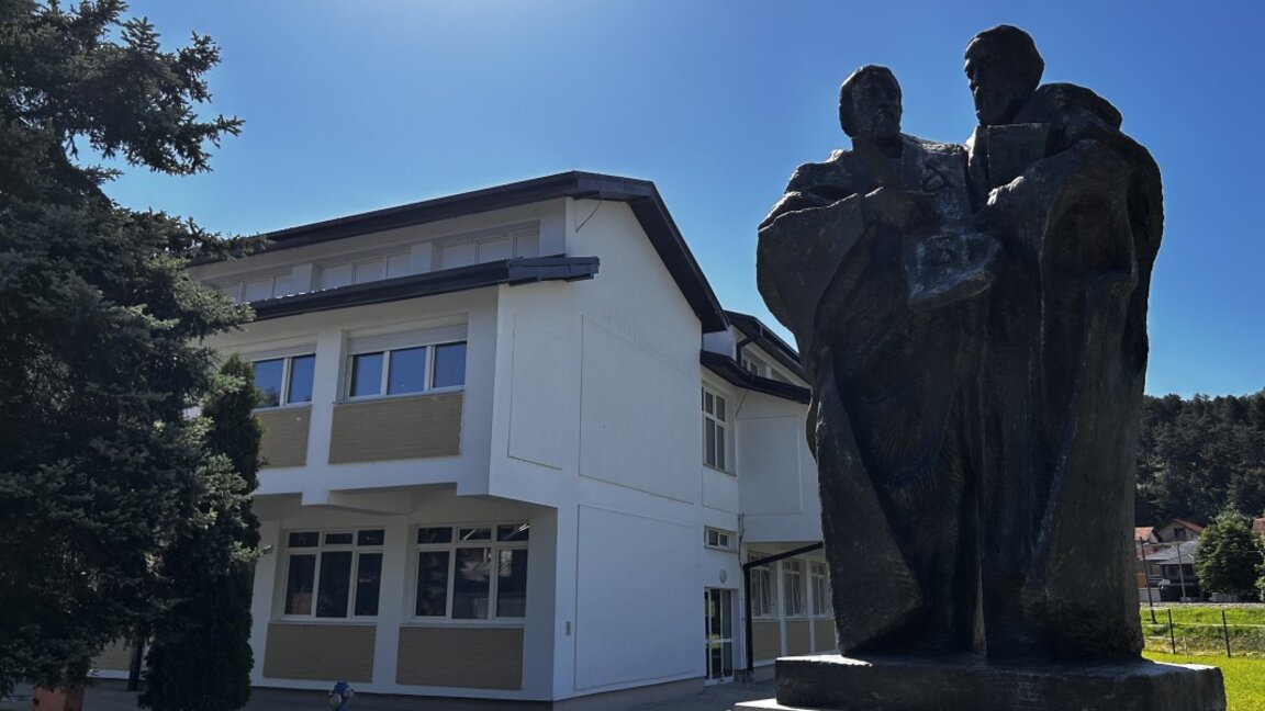 Visiting the Sts. Cyril and Methodius High School in Tsaribrod