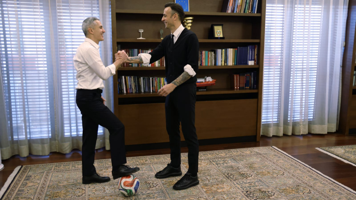 Димитър Бербатов и Андрей Гюров