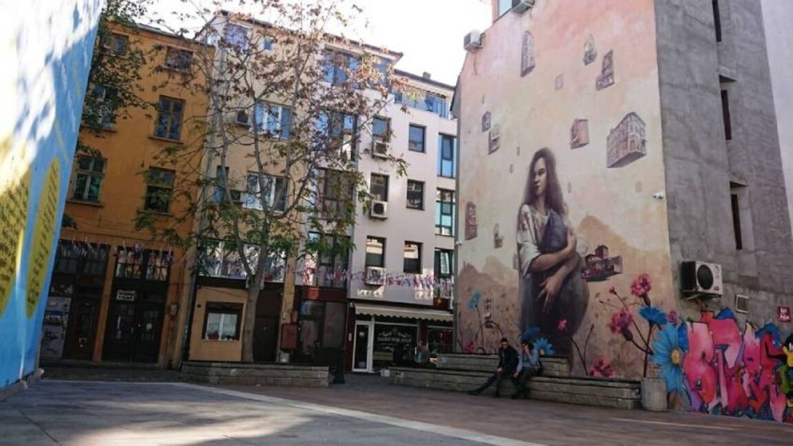 Arta transformă locurile preferate din centrul orașului Plovdiv