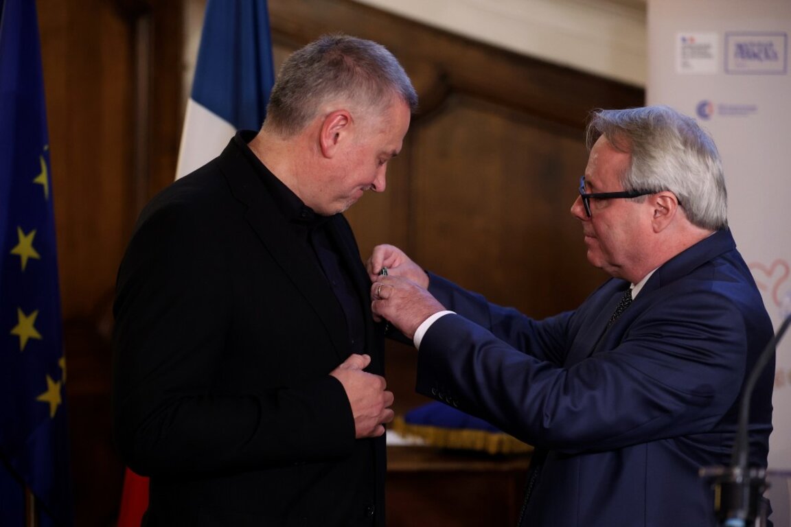 Guéorgui Gospodinov a été fait chevalier de l’Ordre des Arts et des Lettres