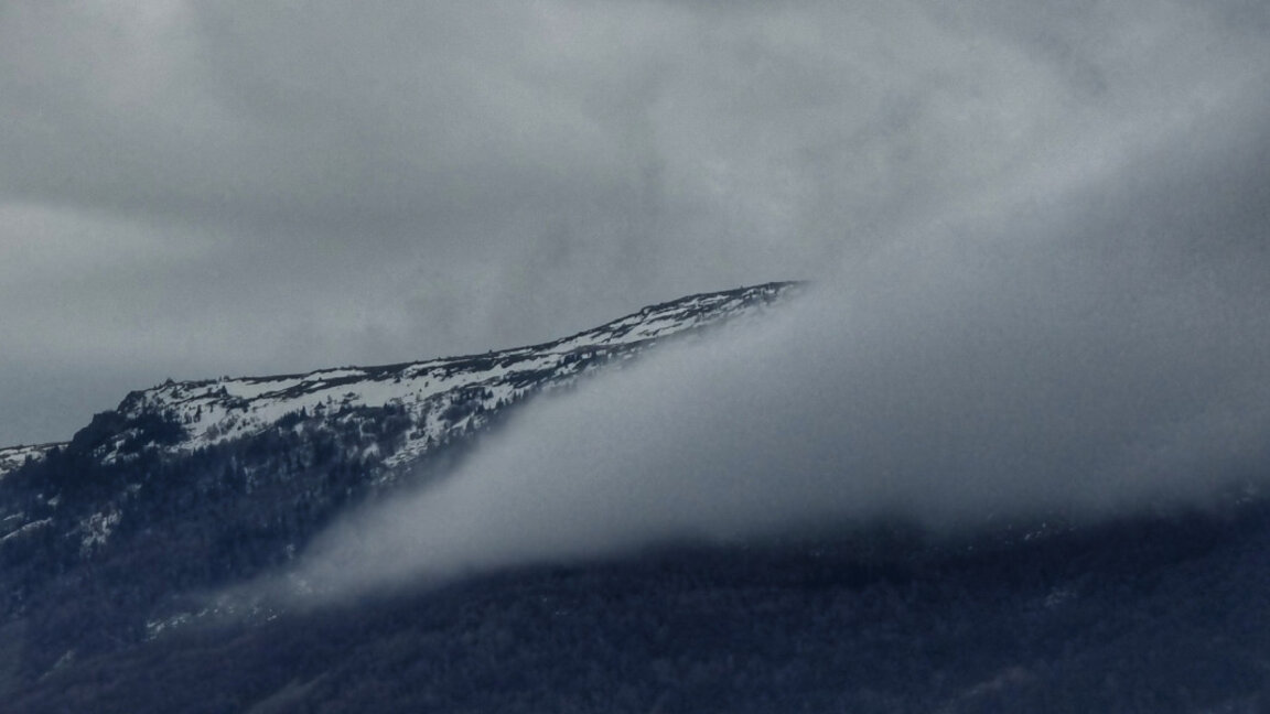 Retour de la neige en montagne...