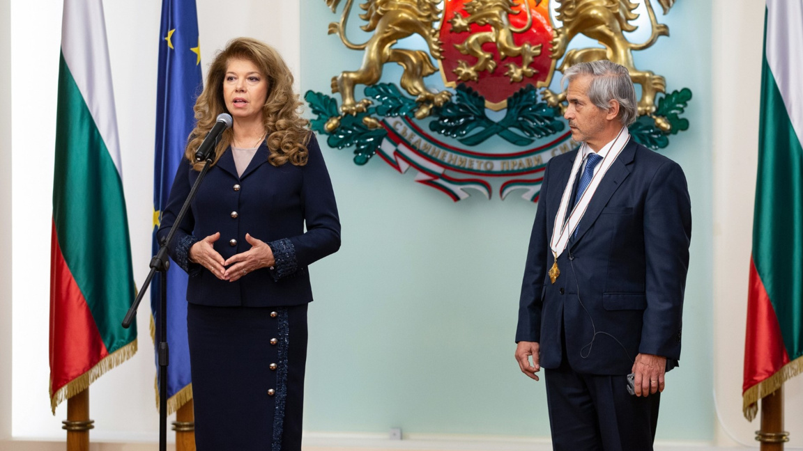 Президентът Илияна Йотова и посланик Алехандро Зотнер Мейер