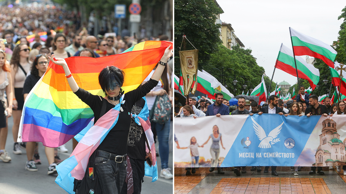 Sofia Pride vs. Family March