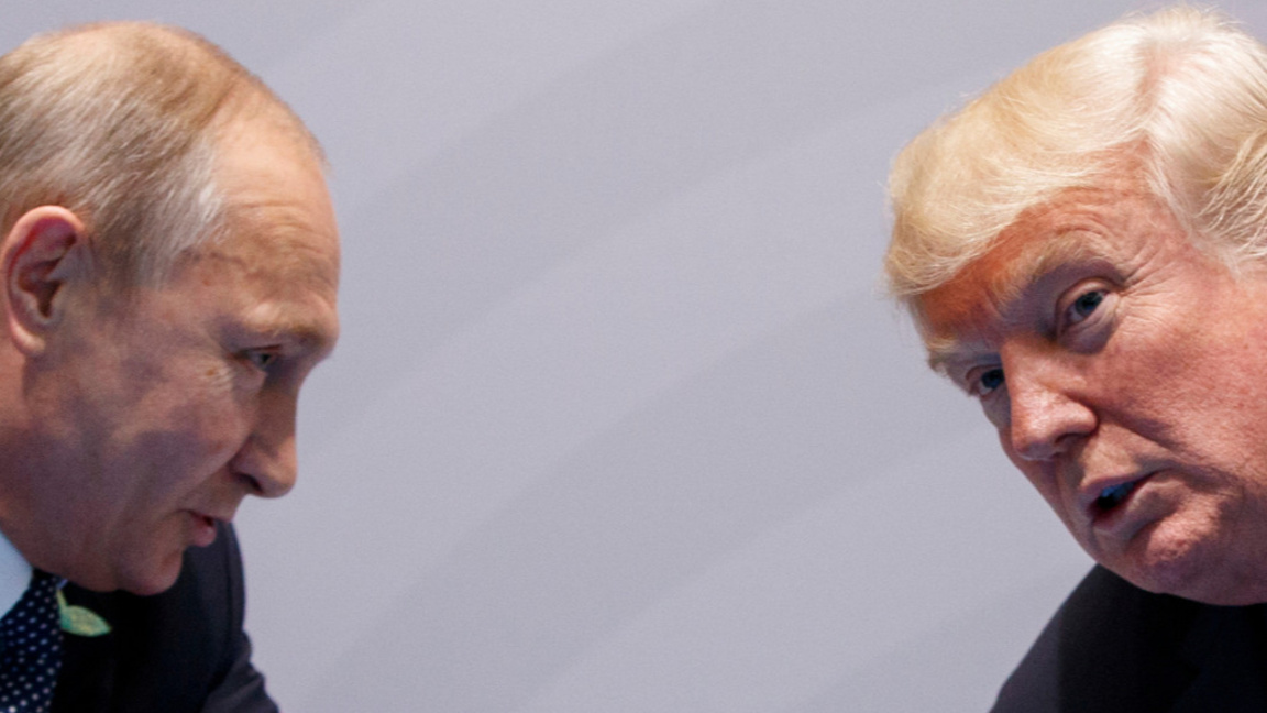Путин и Тръмп по време на среща в Хамбург, юли 2017 г.