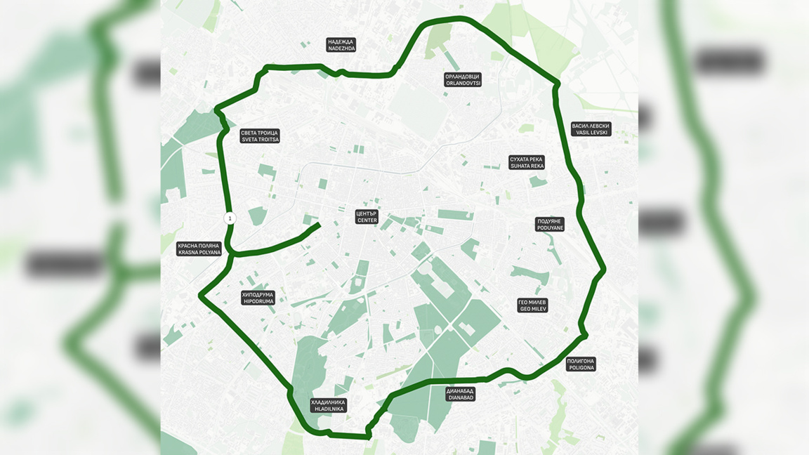 Sofia s’apprête à lancer la construction de son "Anneau vert"